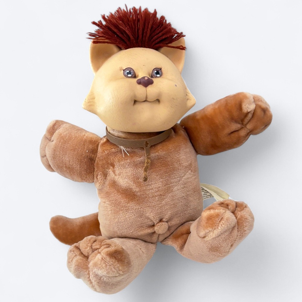 Vintage 1983 Cabbage Patch Kids 15" Koosas‎ Kitty Cat Vintage w/Brown Hair